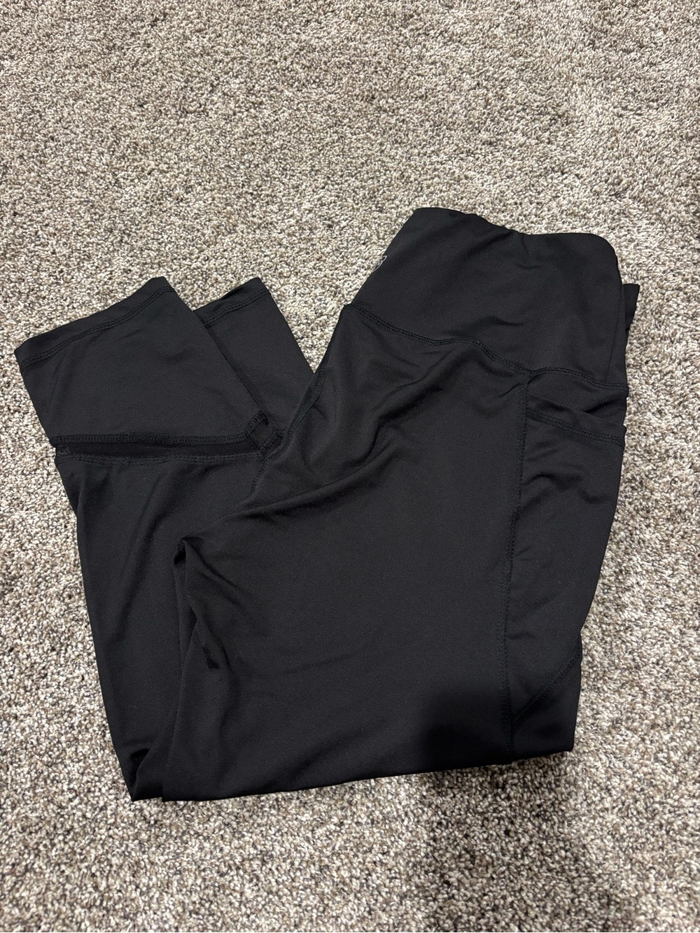 Daisy Fuentes Black High-Waist Leggings
